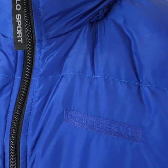 Polo Sport Ralph Lauren Down Puffy Jacket Vintage 90s Puffer Mens Size Medium - Picture 2 of 8